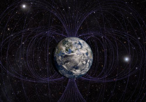 Magnetic fields around planet Earth_centered